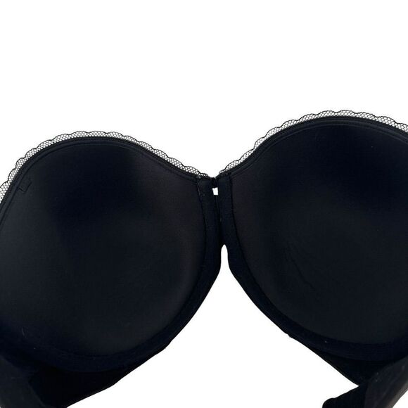 Calvin Klein Strapless Bra 36D Black Underwired Lightly Padded Back Closure Bra - Picture 5 of 9